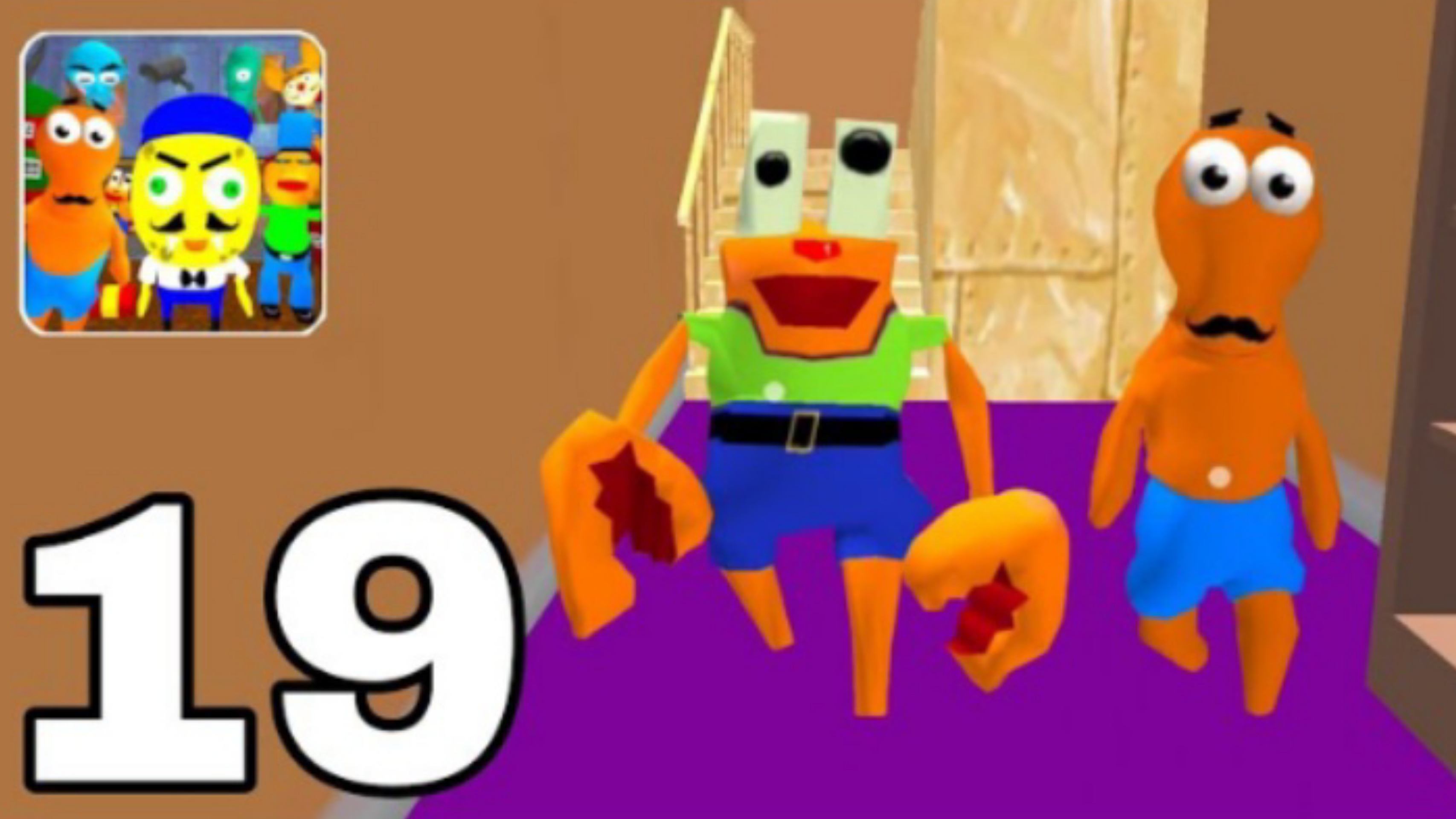 Sponge Neighbor Escape 3D New Update Gameplay Level 19