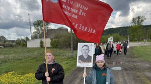 Бессмертный полк в с. Палатово 09 мая 2025 года