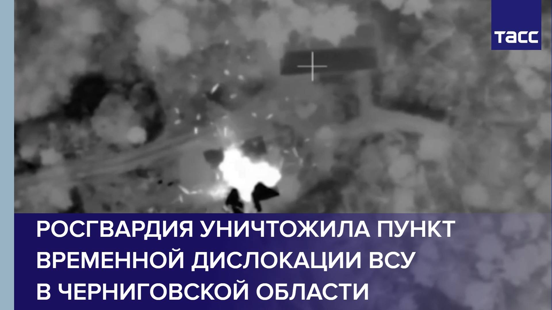 Росгвардия уничтожила пункт временной дислокации ВСУ в Черниговской области