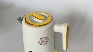 Чайник BRAYER 1018BR белый с золотым