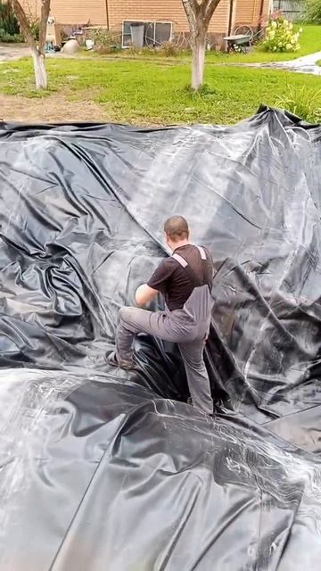 строительство прудов под ключ #прудподключ #строитель