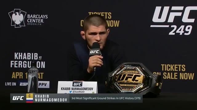 UFC 249 Пресс конференция Фергюсон и Хабиб перед боем смотреть онлайн
