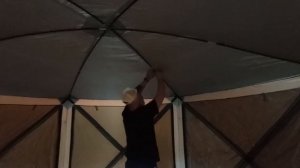 Просторный шатёр - палатка Skyman 6601 обзор и сборка