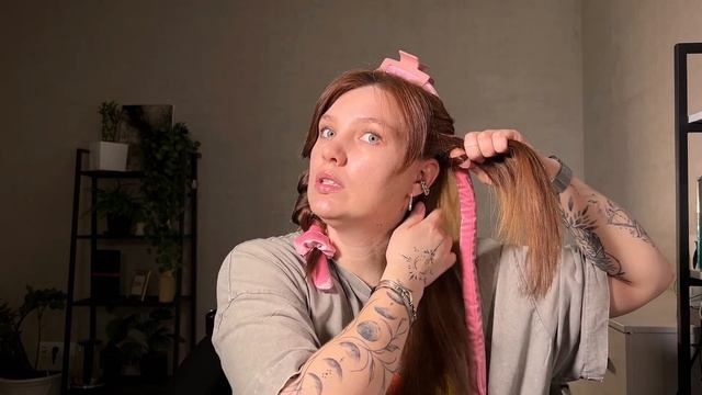 Как сделать локоны на мягкие бигуди? Локоны без плойки смотреть онлайн