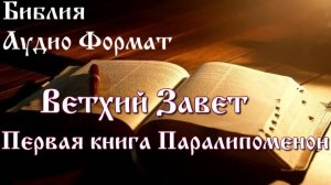 Библия Первая книга Паралипоменон, Ветхий Завет, Синодальный перевод, Аудиокнига, слушать онлайн