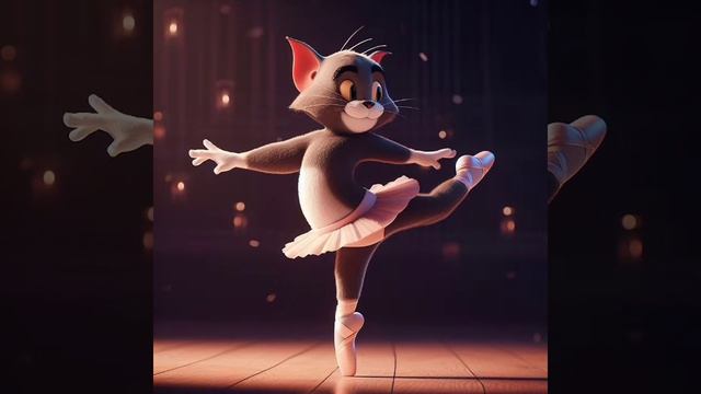 Великолепные животные балерины, от Нейросети смотреть онлайн