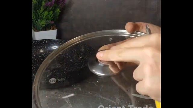 Набор кастрюль Higher Kitchen HK-302 красный с гранитным антипр смотреть онлайн