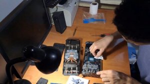 Замена термоинтерфейсов на видеокарте GTX 1660 SUPER Gigabyte gam
