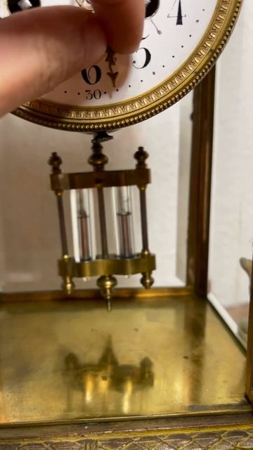 Старинные французские часы с ртутным маятником смотреть онлайн