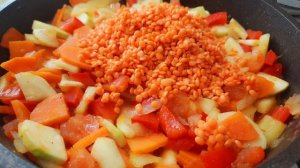 Вкуснейшие ОВОЩИ С ЧЕЧЕВИЦЕЙ. Низкокалорийные рецепты с подсчётом КБЖУ.