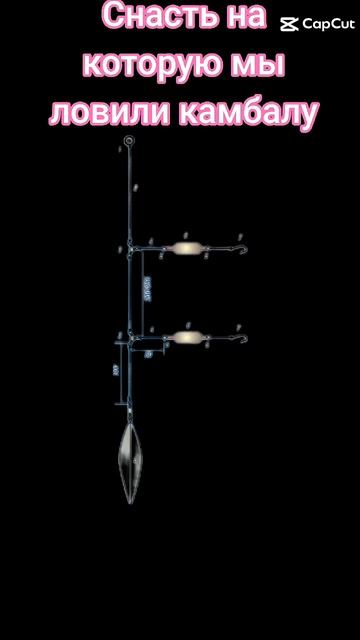 снасть на которую мы ловили камбалу 🐟. смотреть онлайн