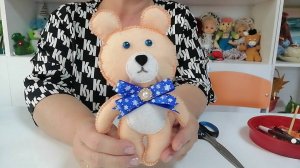 Мастер-класс "Мишка из фетра"