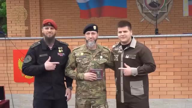 Адаму Кадырову вручена памятная медаль к 25-летию ОМОН "Ахмат-Грозный". Адам Кадыров возглавляет ...