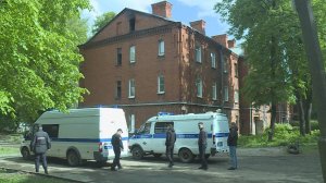 Жильцов сгоревшего дома в Октябрьском городке размещают в пунктах временного размещения