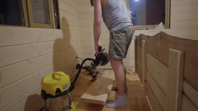 Изголовье для кровати и тумбочка своими руками. Жизнь в деревне после переезда.
