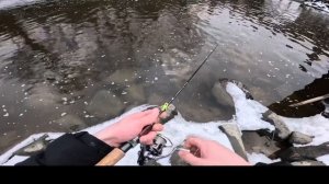 ЛОВЛЯ ЩУКИ НА СТРИМЕР.РЫБАЛКА НА СПИННИНГ В МАРТЕ 2025 Н?