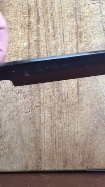 Японский нож Янагиба мастера Китаока Хидео . смотреть онлайн