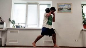 Крутая тренировка с гирей на силу и выносливость. Упра