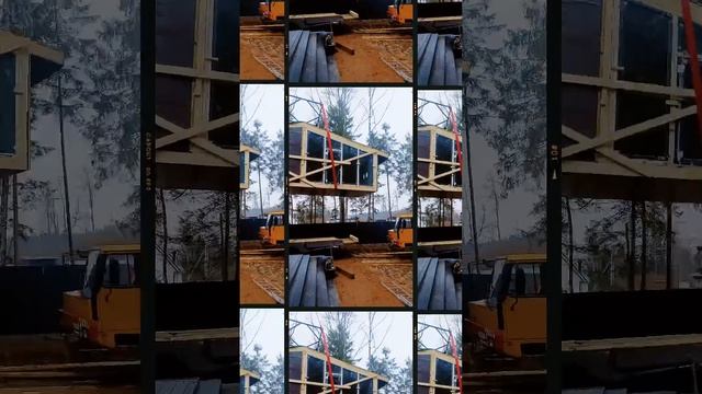 УСТАНОВКА БАНИ #домдляжизни #баниподключ #баня #баня_п?