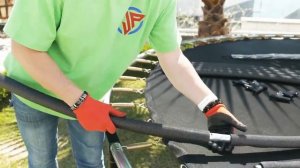 Видеоинструкция - сборка Батута JUMP POWER PRO INSIDE BASKET