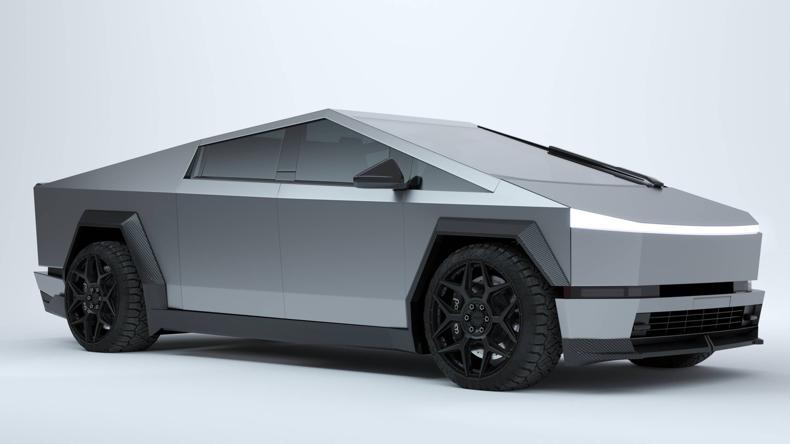 Tesla Cybertruck carbon body kit