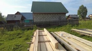 Переехали на Алтай. Строим баню. Потолок в бане - строю баню сам.