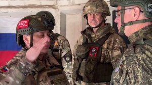 Награждение добровольцев подразделений БАРС «Южной» группировки войск