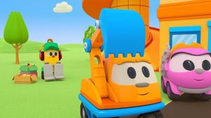 Игра в БОУЛИНГ и сборка МАШИН! Мультики для детей Груз?