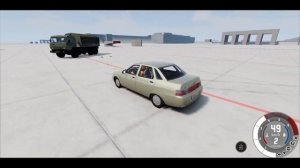Краш тест Легендарных русских машин в игре BeamingDrive