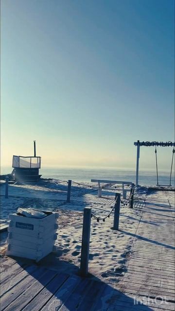 Баня у моря 😍                                  #море #зима2024 #банька #? смотреть онлайн