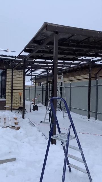Монтаж навеса , в стиле Лофт🔥🔥🔥 смотреть онлайн
