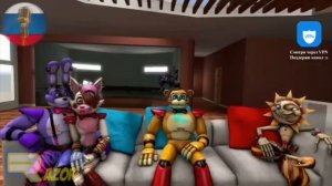 решил зайти во FNAF 9-те самые аниматроники