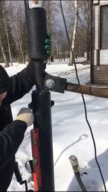 Установка винтовых свай смотреть онлайн