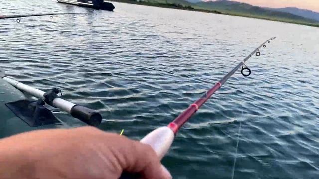 ОКУНЬ С ЛОДКИ  НА СПИННИНГ!!! Ловля окуня в Июле! PERCH FROM A