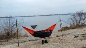 УСТАНОВКА ГАМАКА БЕЗ ДЕРЕВЬЕВ