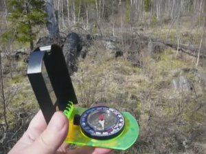 Передвижение по лесу. Пример использования компаса 3