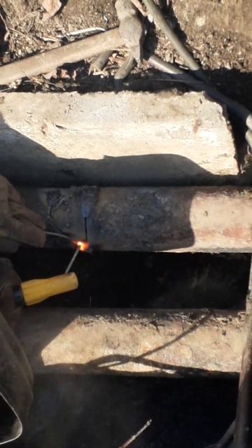 Сварка операции с большим зазором. #работа #сварка #weldin смотреть онлайн