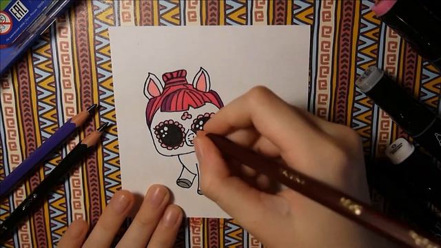 LOL Bonita Burrito/Скетчинг маркерами/LOL pets своими руками