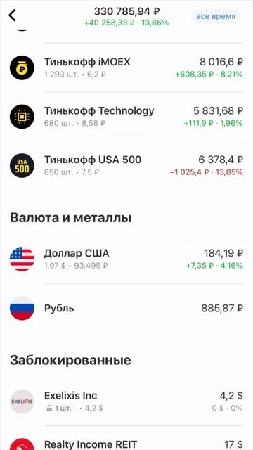 💰№22 Сколько я заработал на инвестициях за 1 месяц? #ин