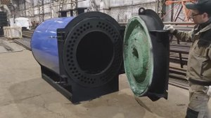 Водогрейный жаротрубный двухходовой котел Гейзер-МАСТЕР, 300кВт