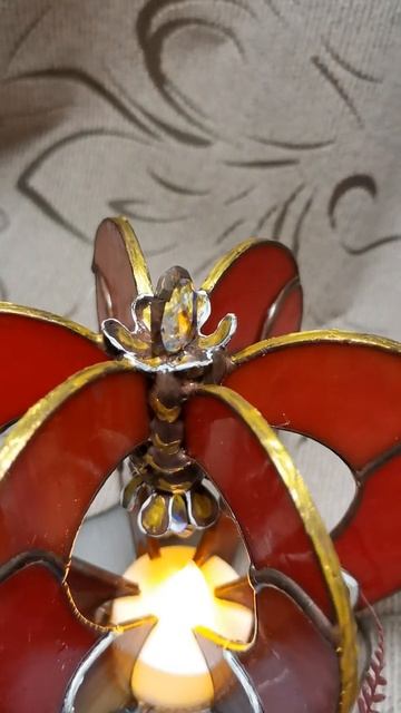 Сердце из цветного стекла #витражи #витраж #stainedglass #диз смотреть онлайн