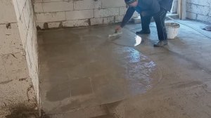 Шпаклёвка стяжки наливным полом. | 🍀 
Строю САМ