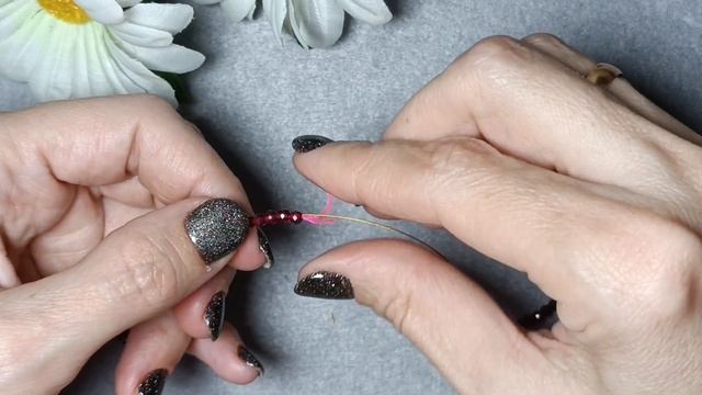 Как сделать чокер и браслет из бусин граната. смотреть онлайн