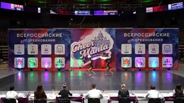 Cheerleading.Freestyle.Чир спорт. ВРС 2019 ЧИР-ФРИСТАЙЛ-ДВОЙКА Асомчик Виктория Солодовникова Диана смотреть онлайн
