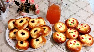 ВАТРУШКИ С ТВОРОГОМ,ЛЮБИМОЕ ЛАКОМСТВО С ДЕТСТВА!😋👍