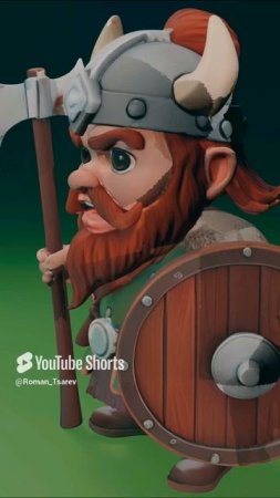 3D модель сгенерированная ИИ 😱 #shorts