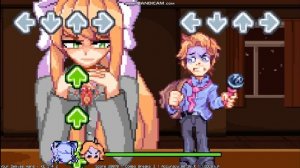 Friday night funkin но Сенпай против Моники | Прохождение (без комментариев) 2К