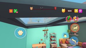 Черный Кот и Бабка #1 Prankster Granny Cat с Кидом на пурумчата