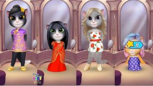 Моя говорящая Анджела ЧЕТЫРЕ КОШЕЧКИ 4 СУШИ РЕСТОРАН Сонина сестричка АНДЖЕЛА,СОНЯ,МИЛА,АНЯ