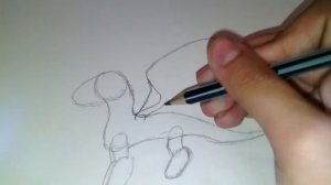 Как нарисовать ночную фурию. Часть 1-я